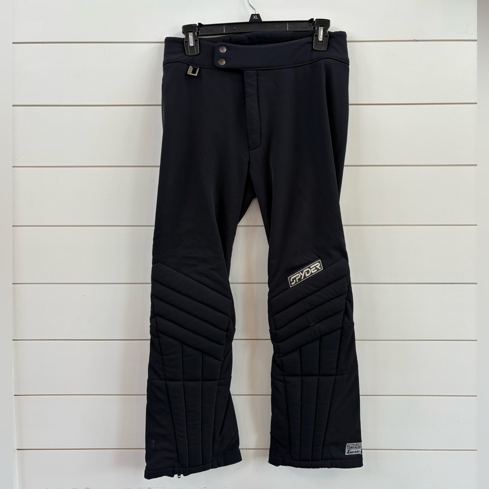 Vintage Spyder Entrant Stretch Men's Black Insulated Ski Pants
